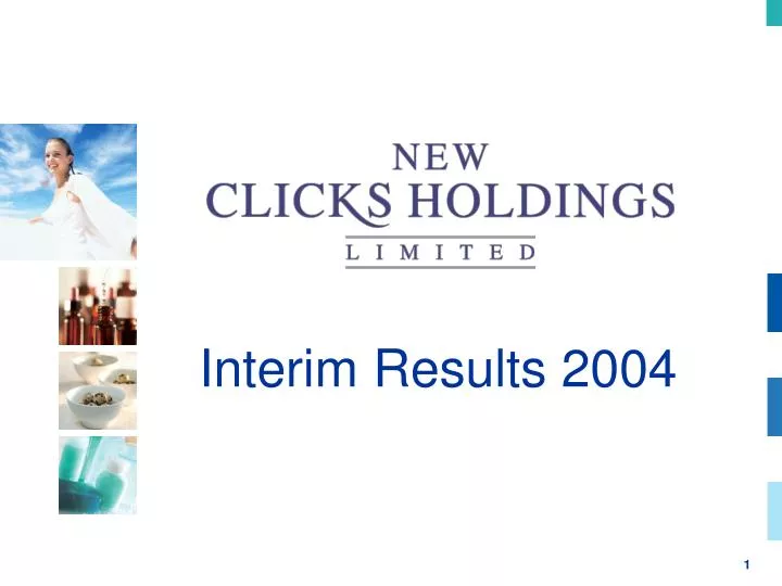 interim results 2004