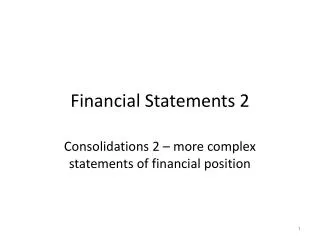 Financial Statements 2