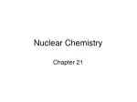 Nuclear Chemistry - slide 1