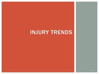 Injury Trends