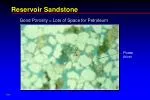 Reservoir Sandstone - slide 1