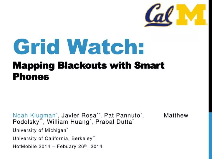 grid watch mapping blackouts with smart phones