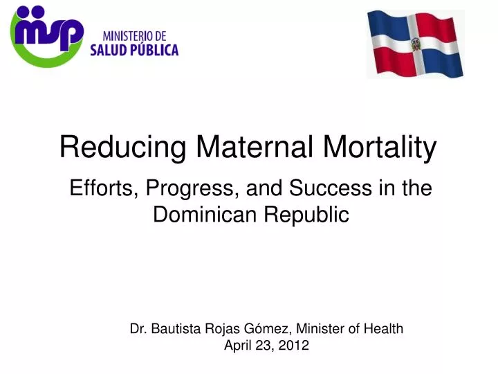 reducing maternal mortality