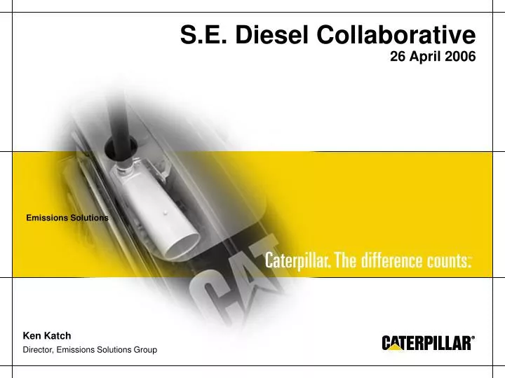 s e diesel collaborative 26 april 2006
