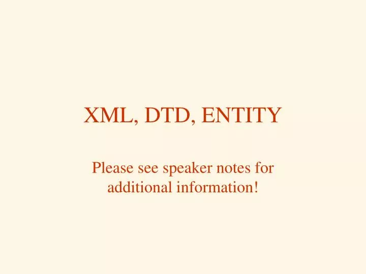 xml dtd entity