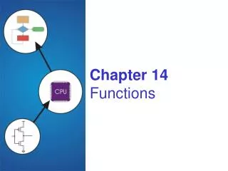 Chapter 14 Functions