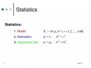 statistics