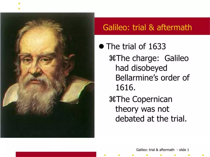 galileo trial aftermath