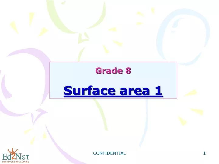grade 8 surface area 1