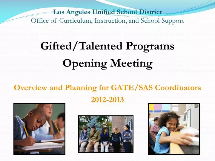 los angeles unified school district office of curriculum instruction and school support