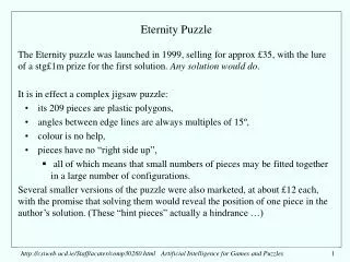 Eternity Puzzle