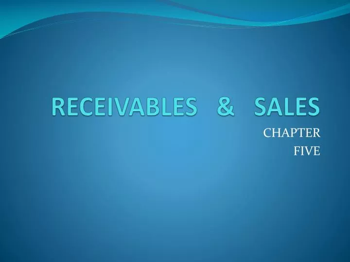 receivables sales