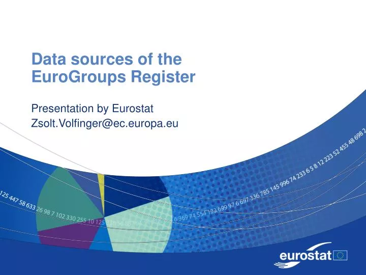 data sources of the eurogroups register