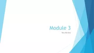 Module 3