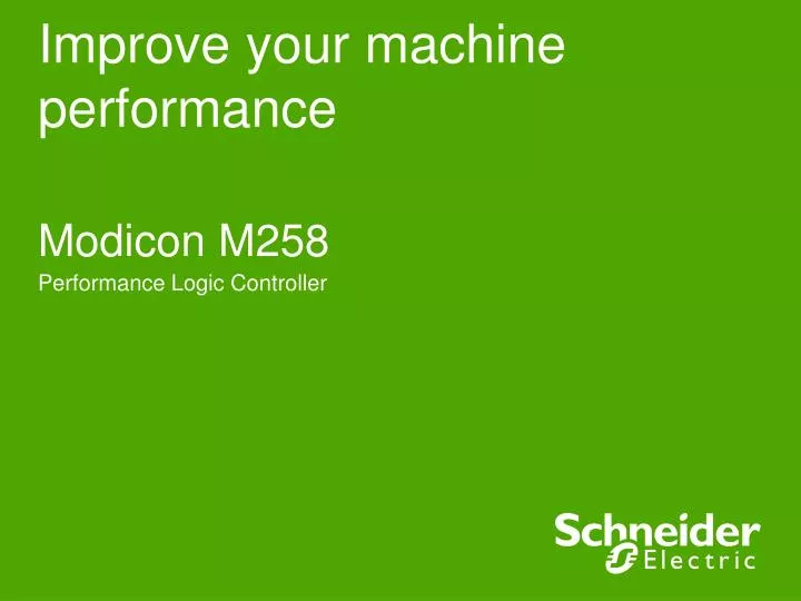 improve your machine performance