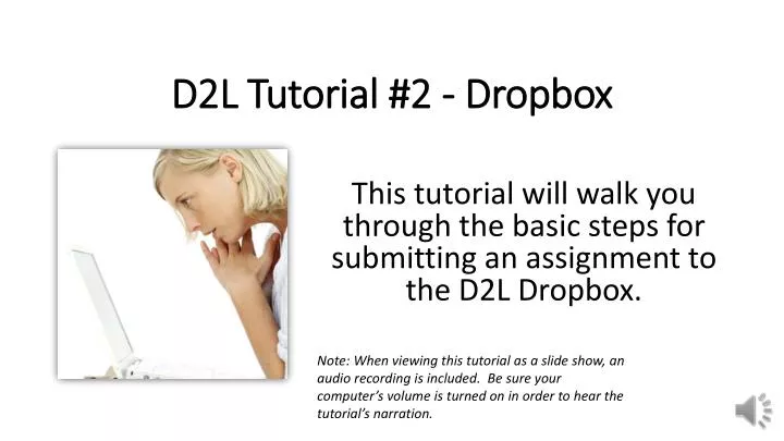 d2l tutorial 2 dropbox