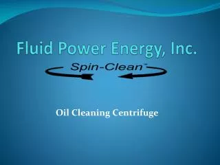 Fluid Power Energy, Inc .