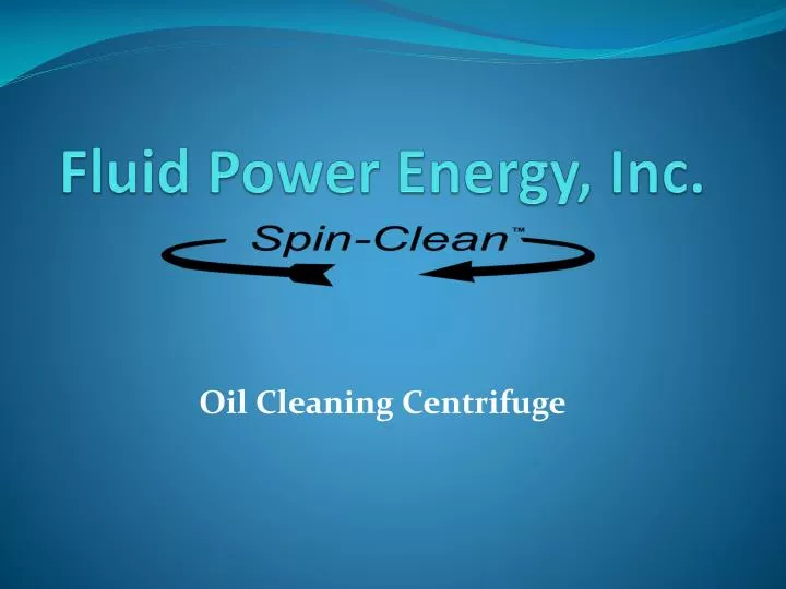 fluid power energy inc