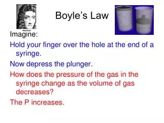 Boyle’s Law