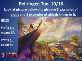 Bellringer, Tue, 10/16