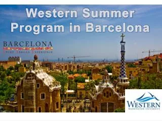Western Summer Program in Barcelona