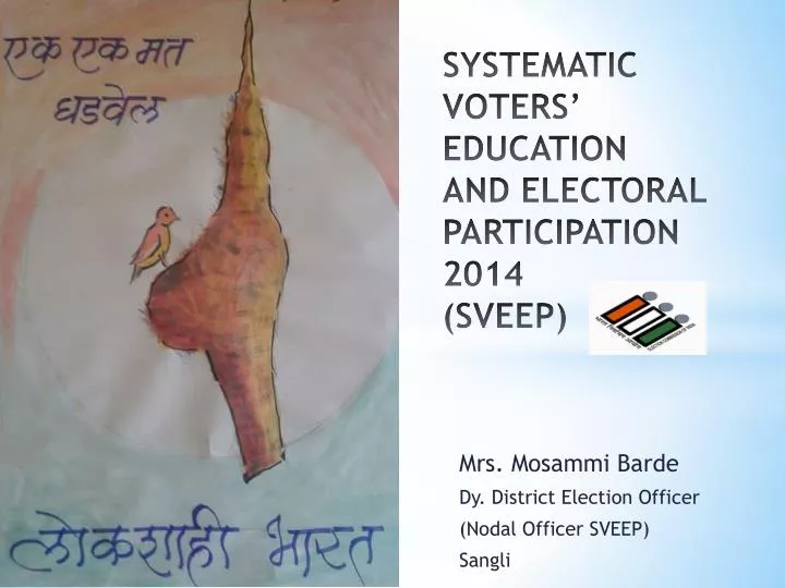 systematic voters education and electoral participation 2014 sveep