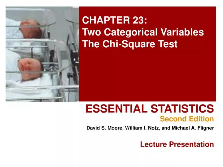 chapter 23 two categorical variables the chi square test