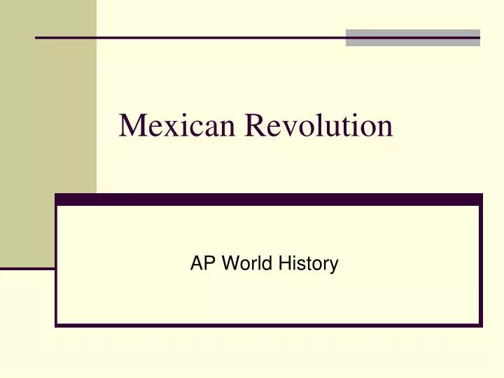 mexican revolution