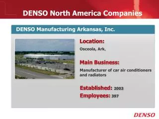 DENSO North America Companies