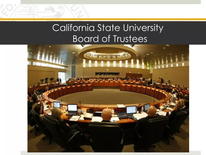 california state university board of trustees