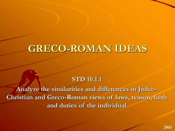 greco roman ideas