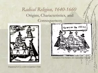 Radical Religion, 1640-1660