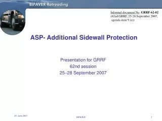 ASP- Additional Sidewall Protection