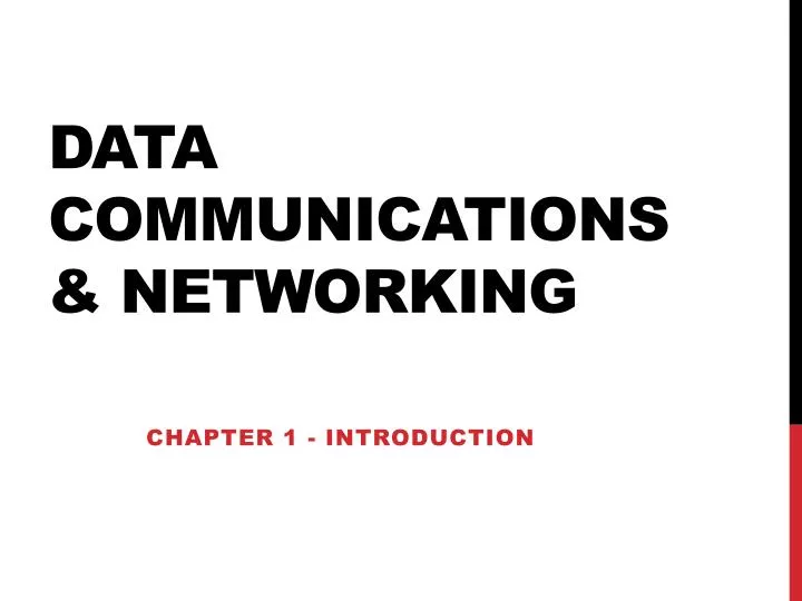 data communications networking