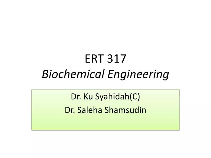 ert 317 biochemical engineering