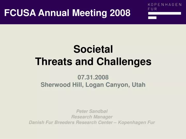 fcusa annual meeting 2008