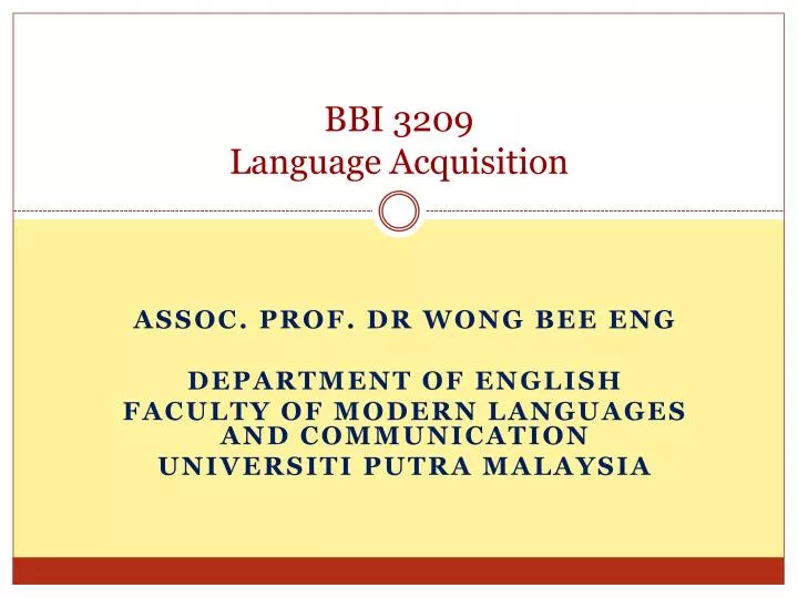 bbi 3209 language acquisition