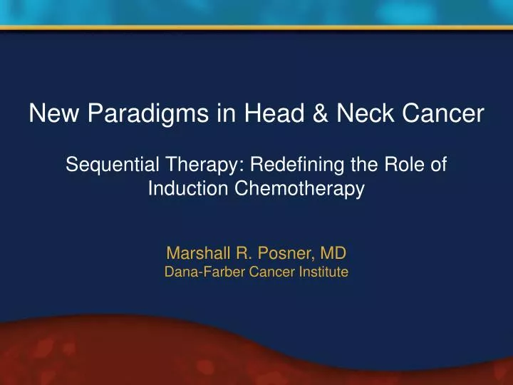 new paradigms in head neck cancer sequential therapy redefining the role of induction chemotherapy
