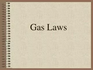 gas laws
