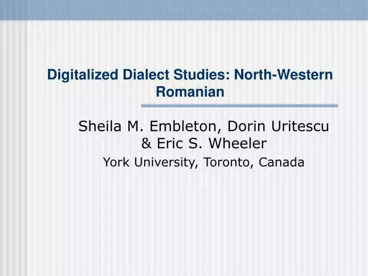 digitalized dialect studies north western romanian