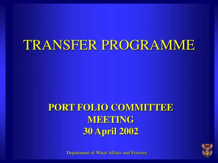 transfer programme