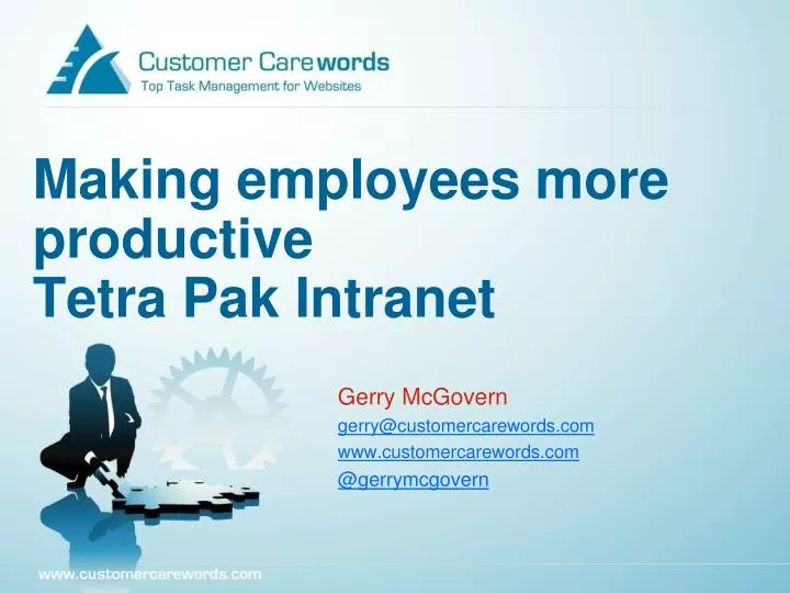 making employees more productive tetra pak intranet
