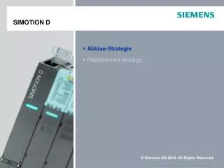 SIMOTION D