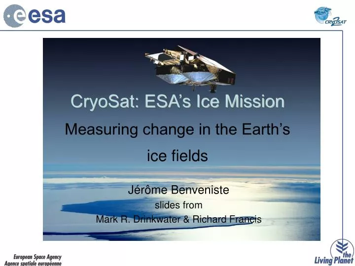 cryosat esa s ice mission measuring change in the earth s ice fields