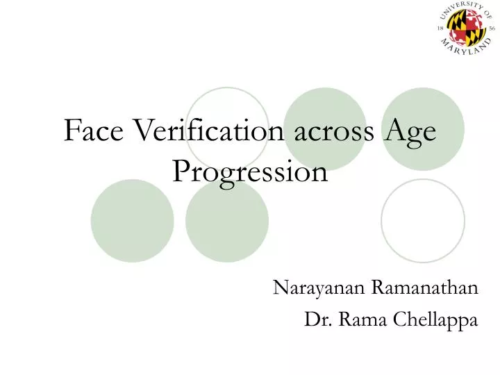 face verification across age progression