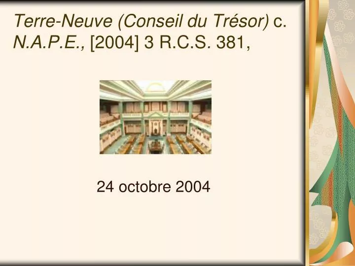 24 octobre 2004