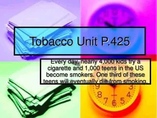 Tobacco Unit P.425