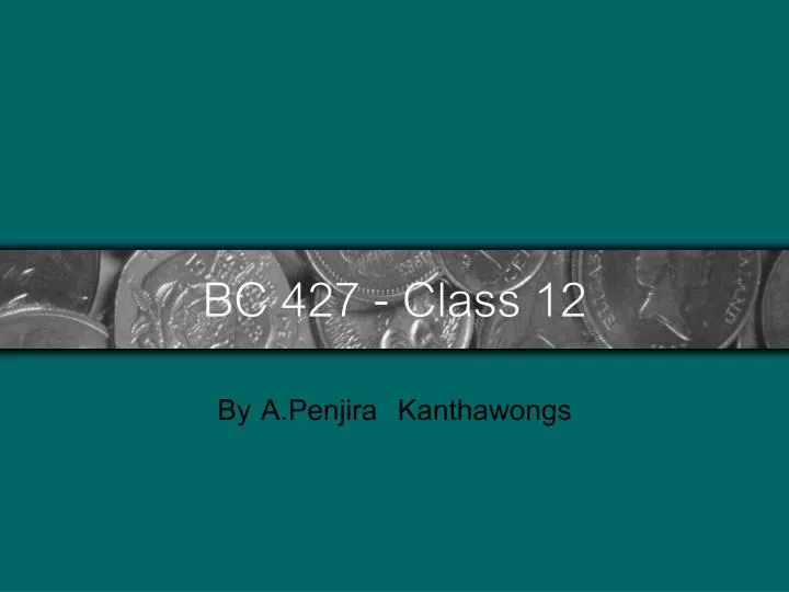 bc 427 class 12