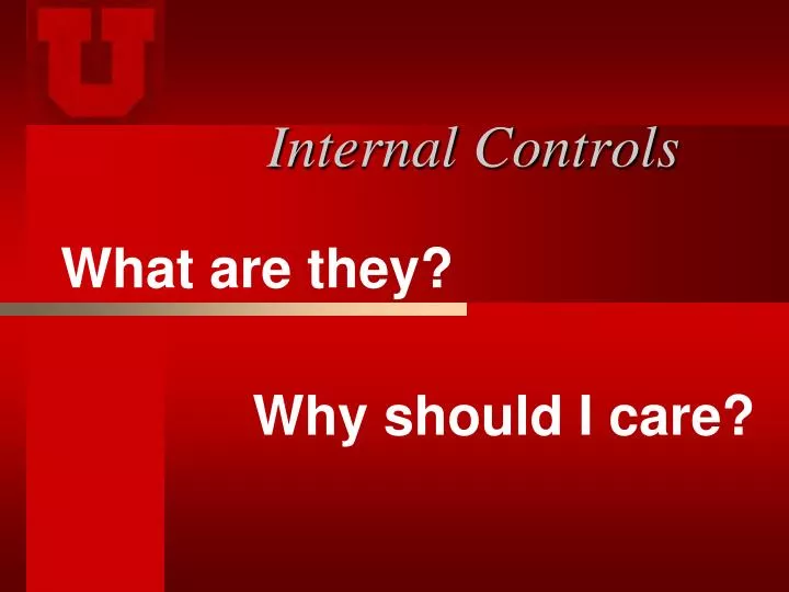 internal controls