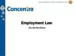 Employment Law - slide 1